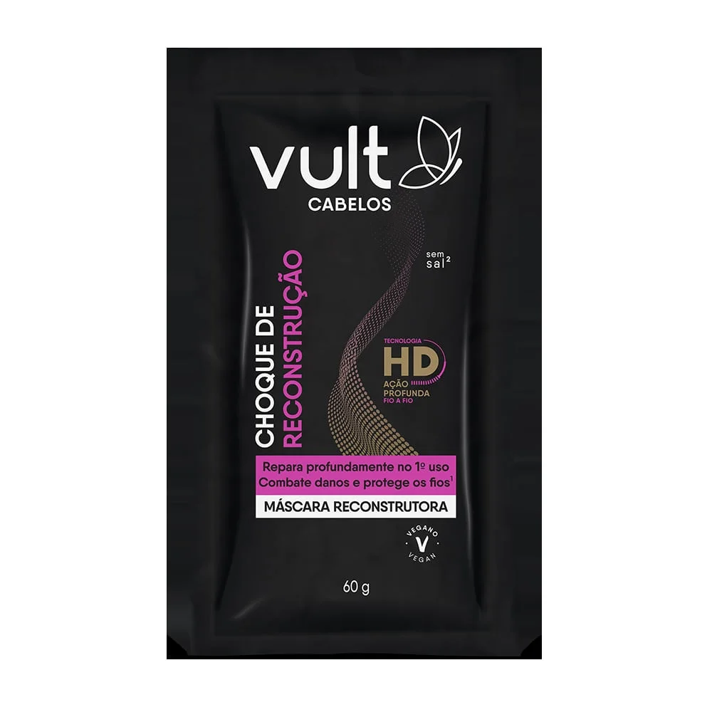 Máscara Capilar Vult Choque de Reconstrução 60g