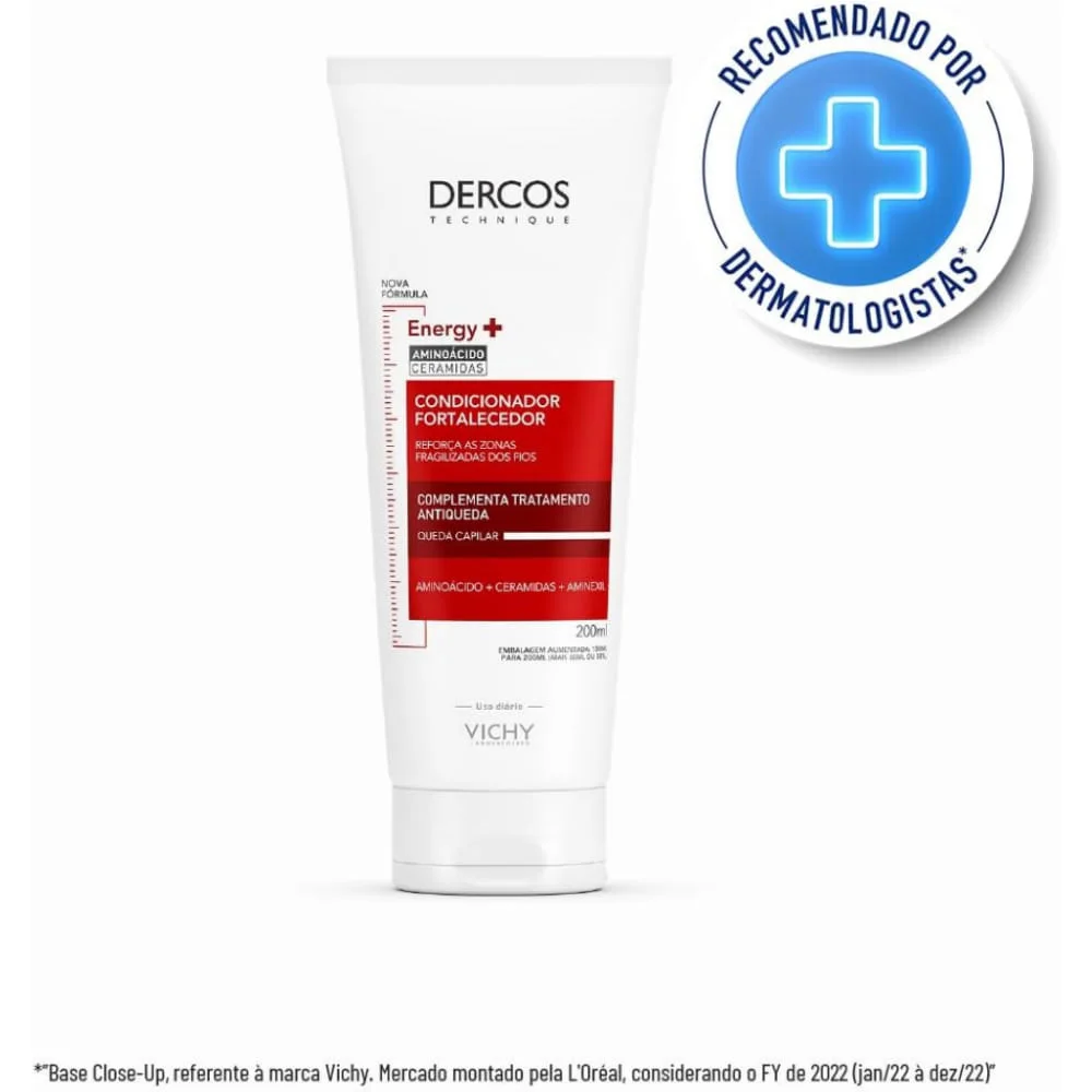 Condicionador Vichy Dercos Energy+ Fortalecedor 200ml