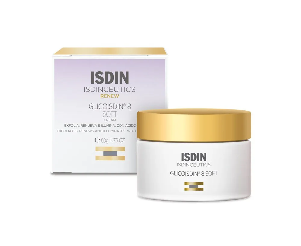 Creme Facial Ácido Glicólico Isdinceutics Glicoisdin 8 - 50g