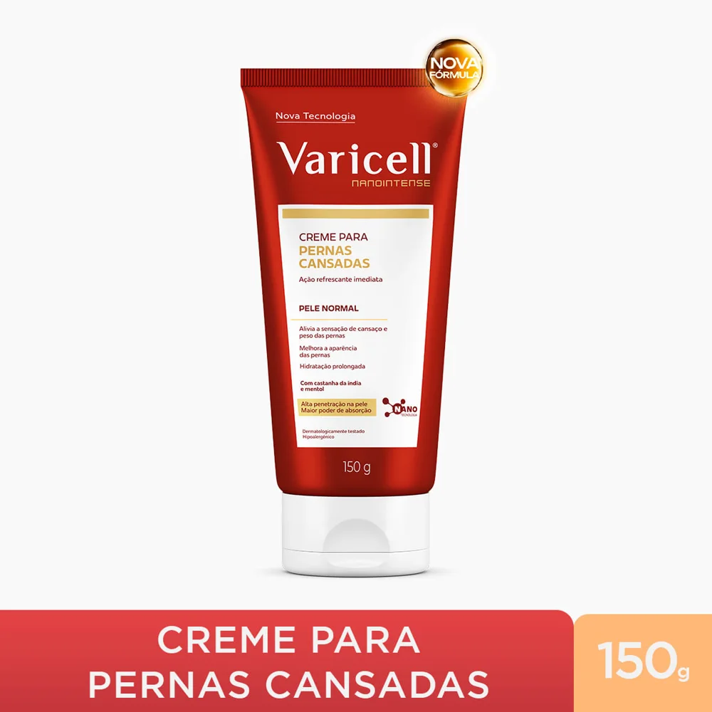 Creme Corporal Varicell Alívio para Pernas Cansadas e Varizes 150g