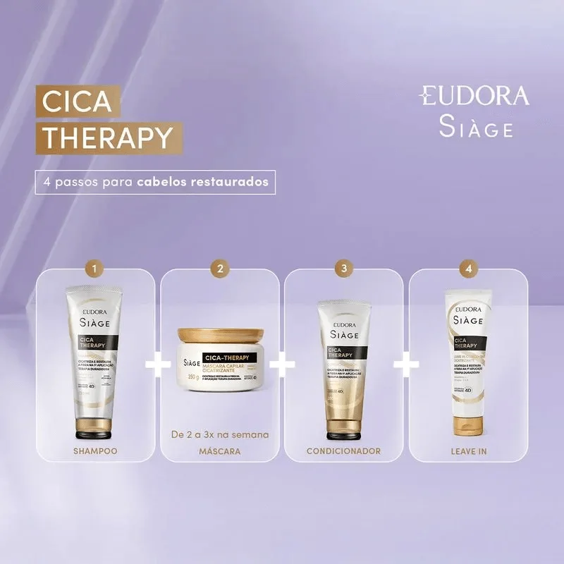 Condicionador Eudora Siàge Cica-Therapy 200ml