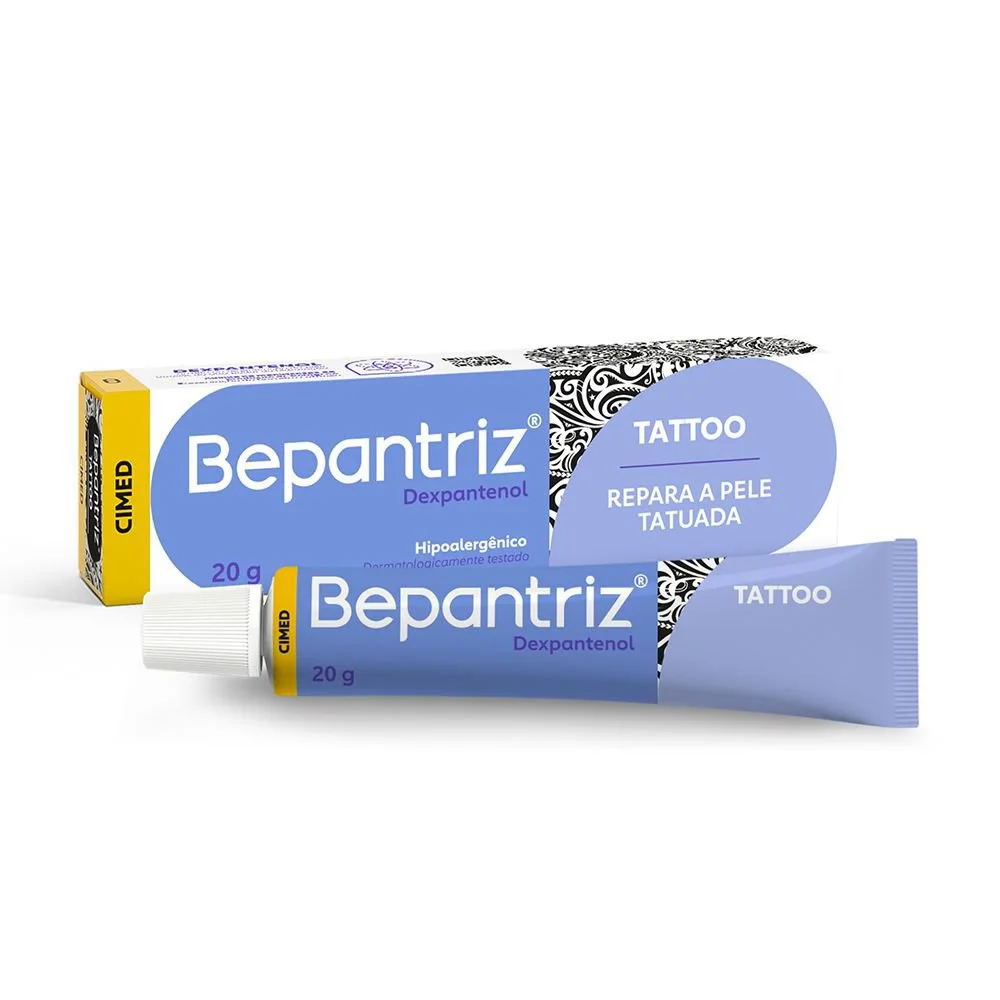 Creme para Tattoo Bepantriz com Dexpantenol 20G