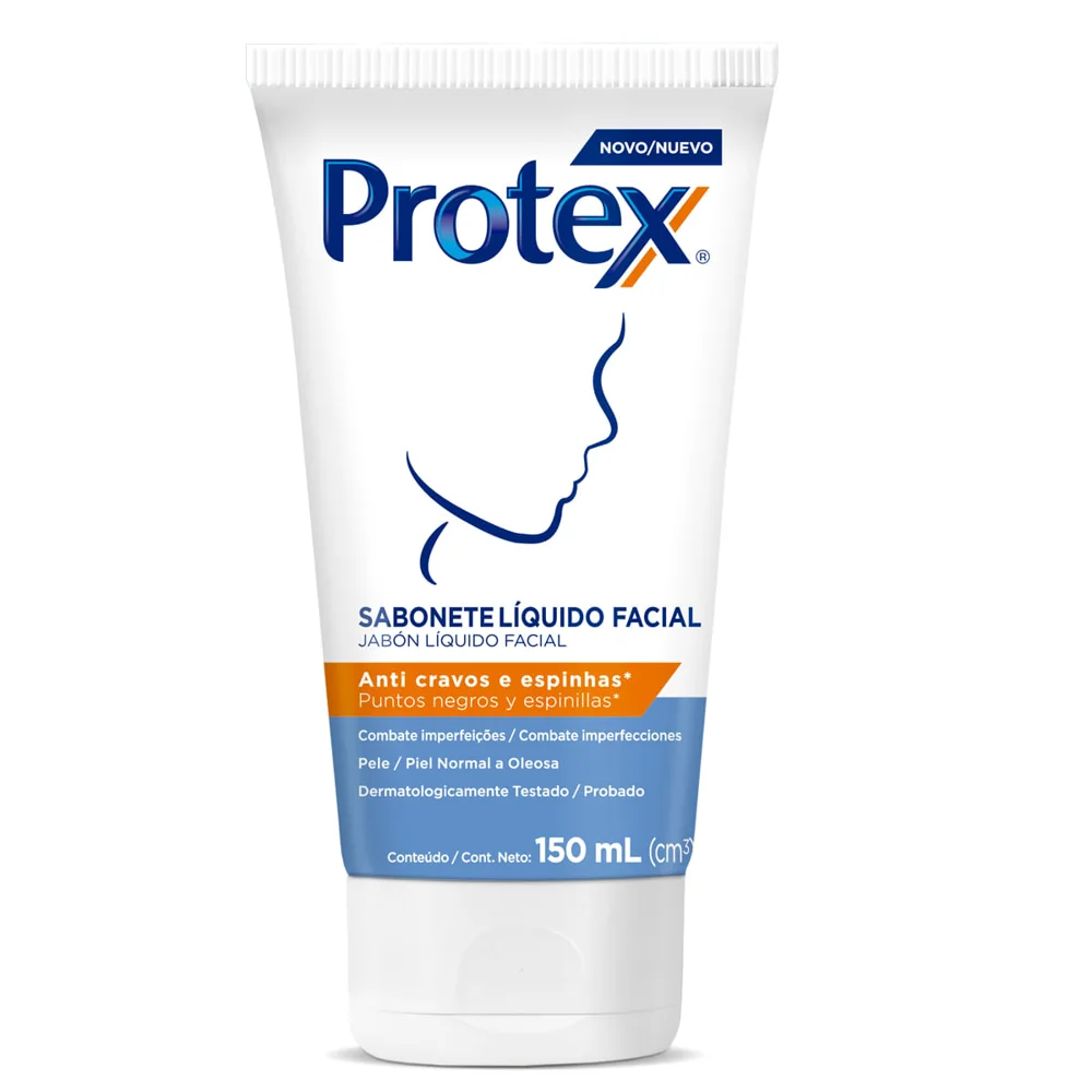 Sabonete Protex Facial Anti Cravos E Espinhas Líquido 150ml