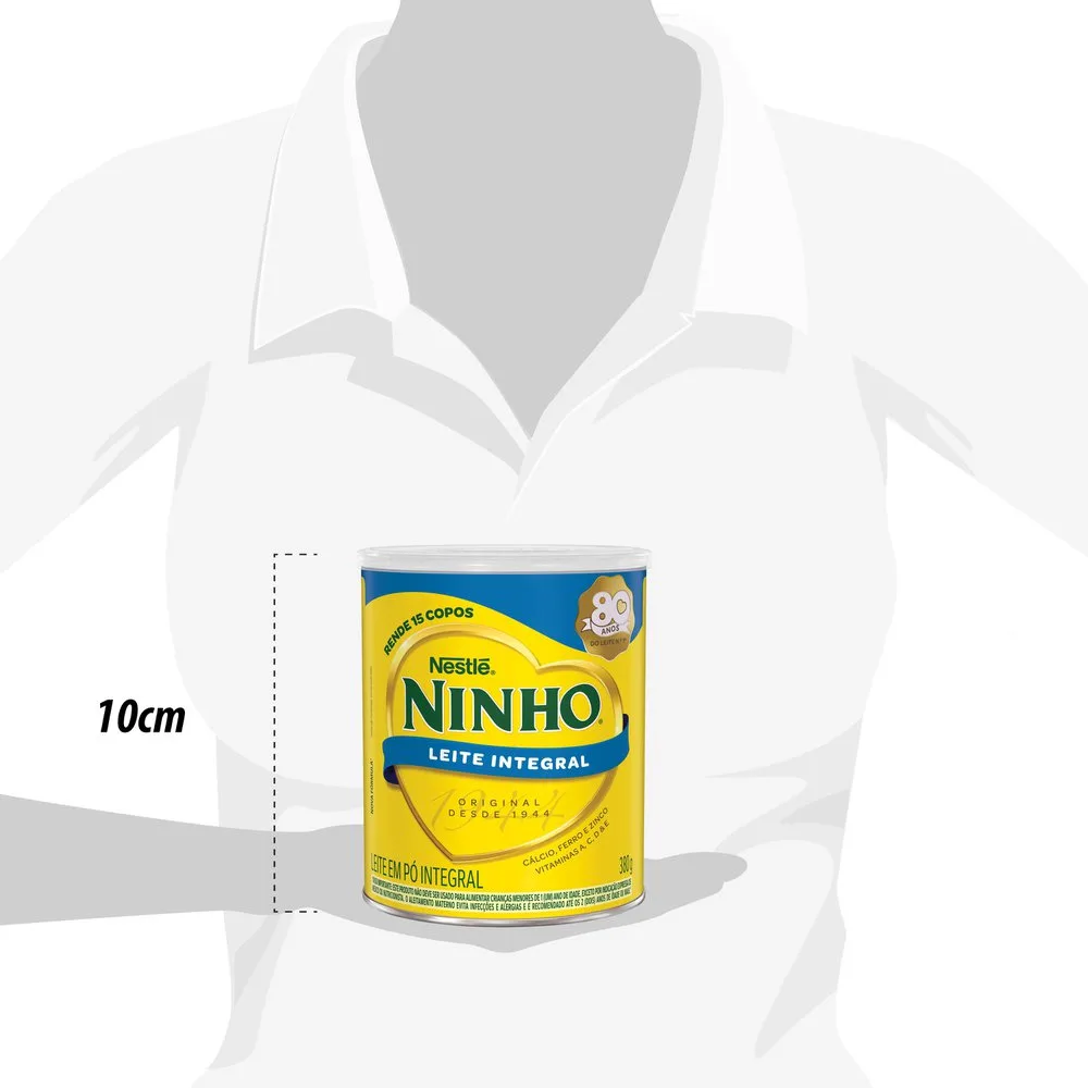 Leite Em Pó Ninho Integral 380g