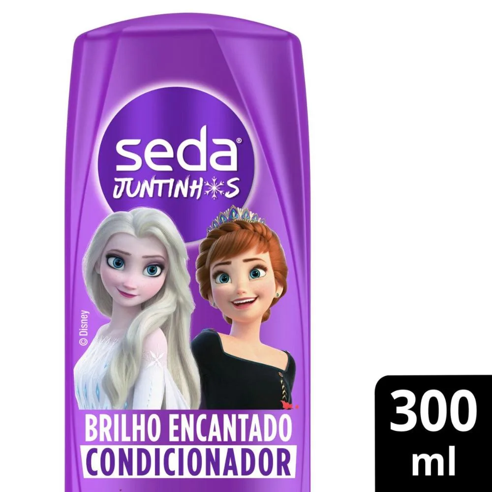 Condicionador Infantil Seda Juntinhos Frozen Brilho Encantado 300ml