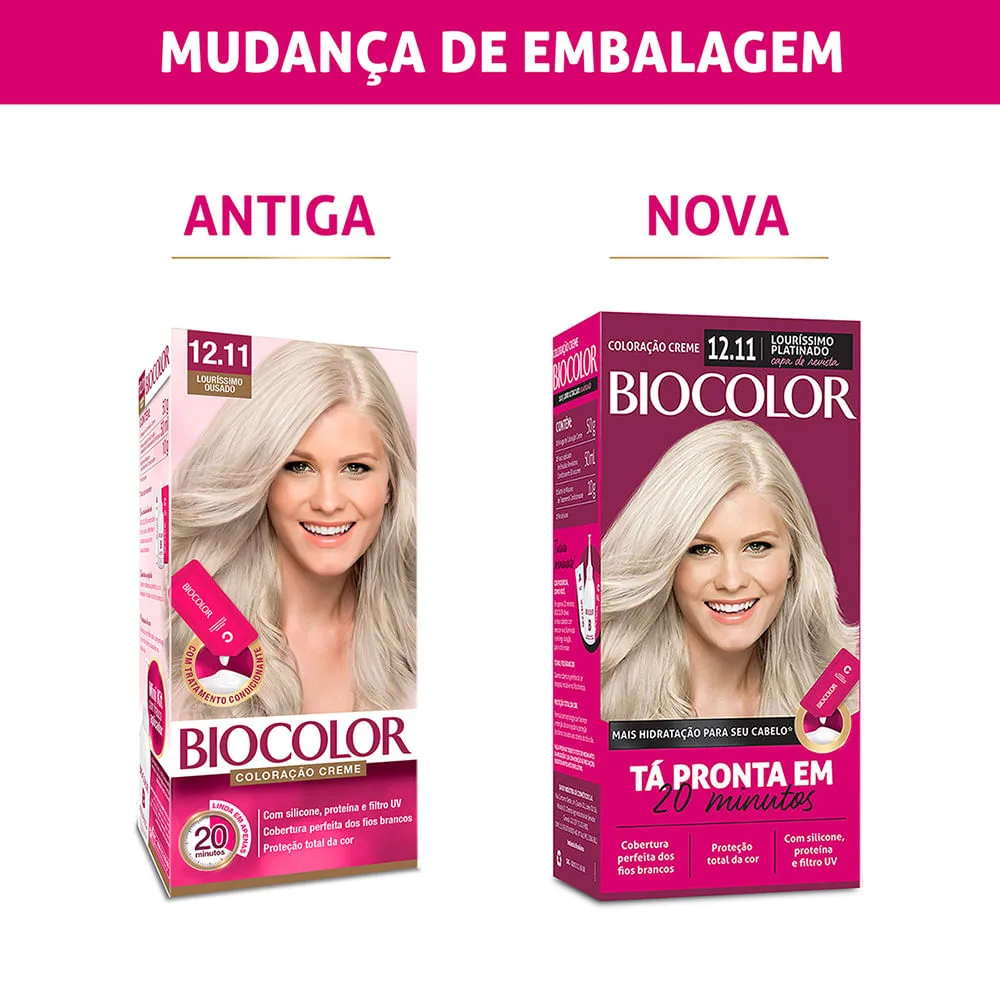 Tintura Biocolor Mini Lourissimo Ousado 12.11