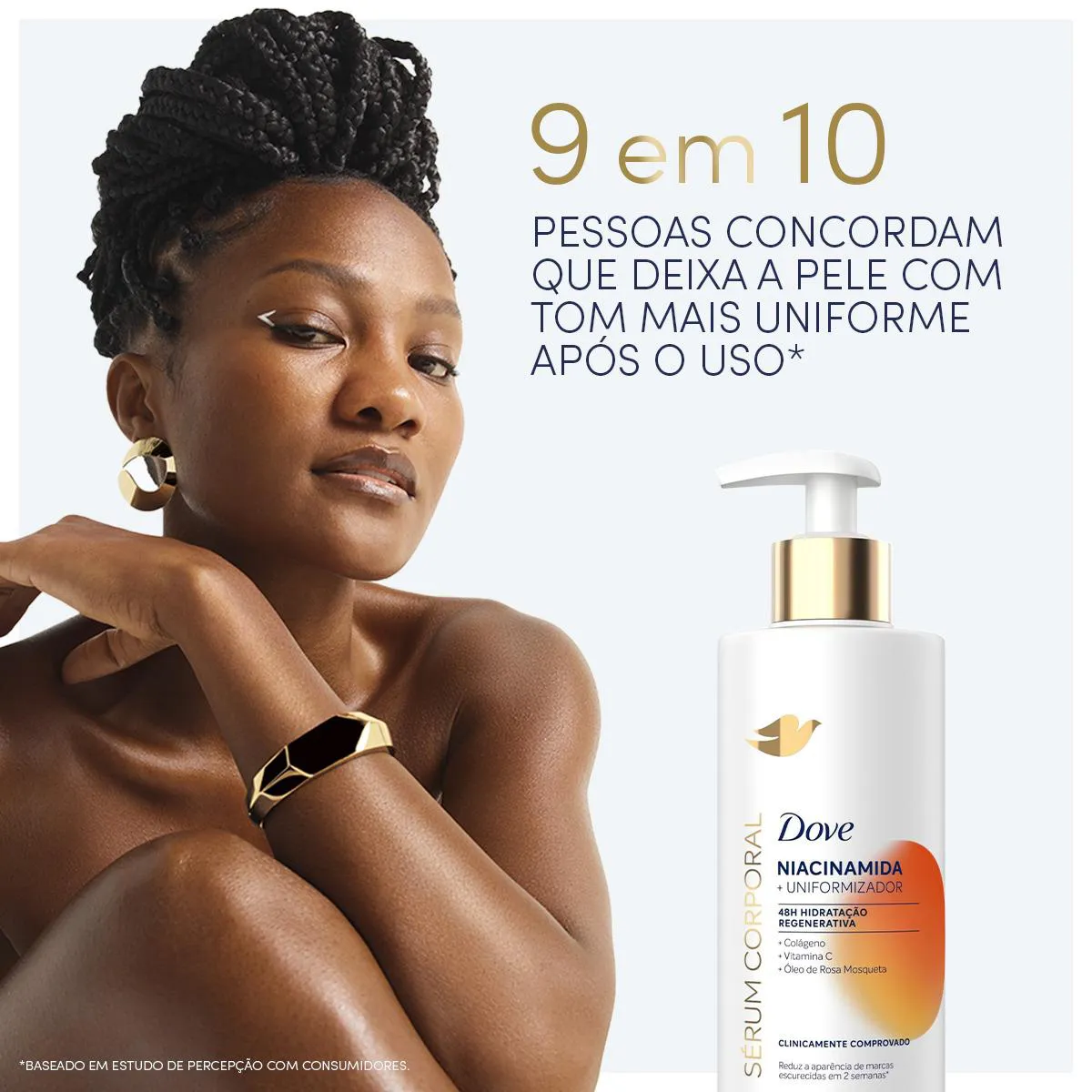 Sérum Hidratante Corporal Dove Niacinamida + Uniformizador 380ml