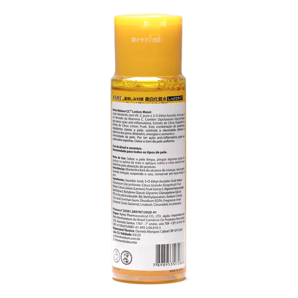 Loção Facial Melano CC Lotion Moist Hidratante 170ml