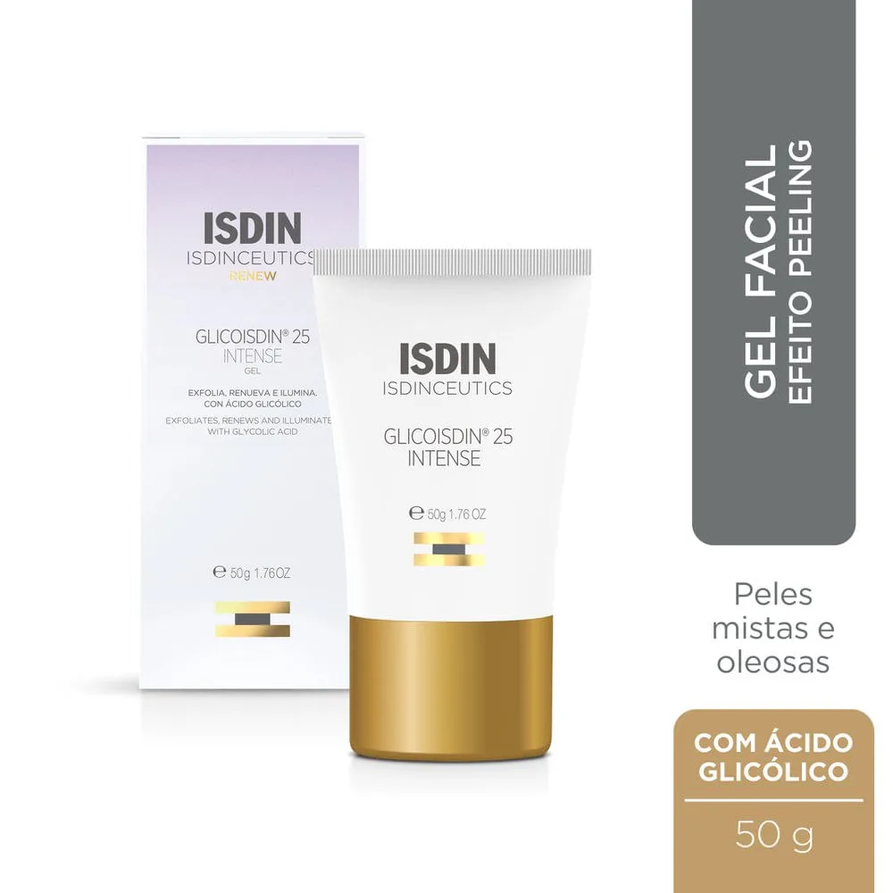 Gel Facial Ácido Glicólico Isdinceutics Glicoisdin 25 Com 50g