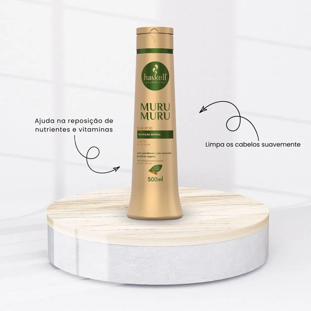 Haskell - Shampoo Muru Muru Nutrição e Hidratação 500ml
