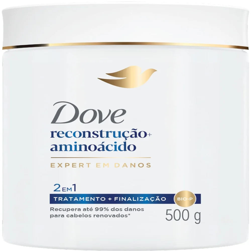 Máscara 2 Em 1 Dove Reconstrução + Aminoácido 500g