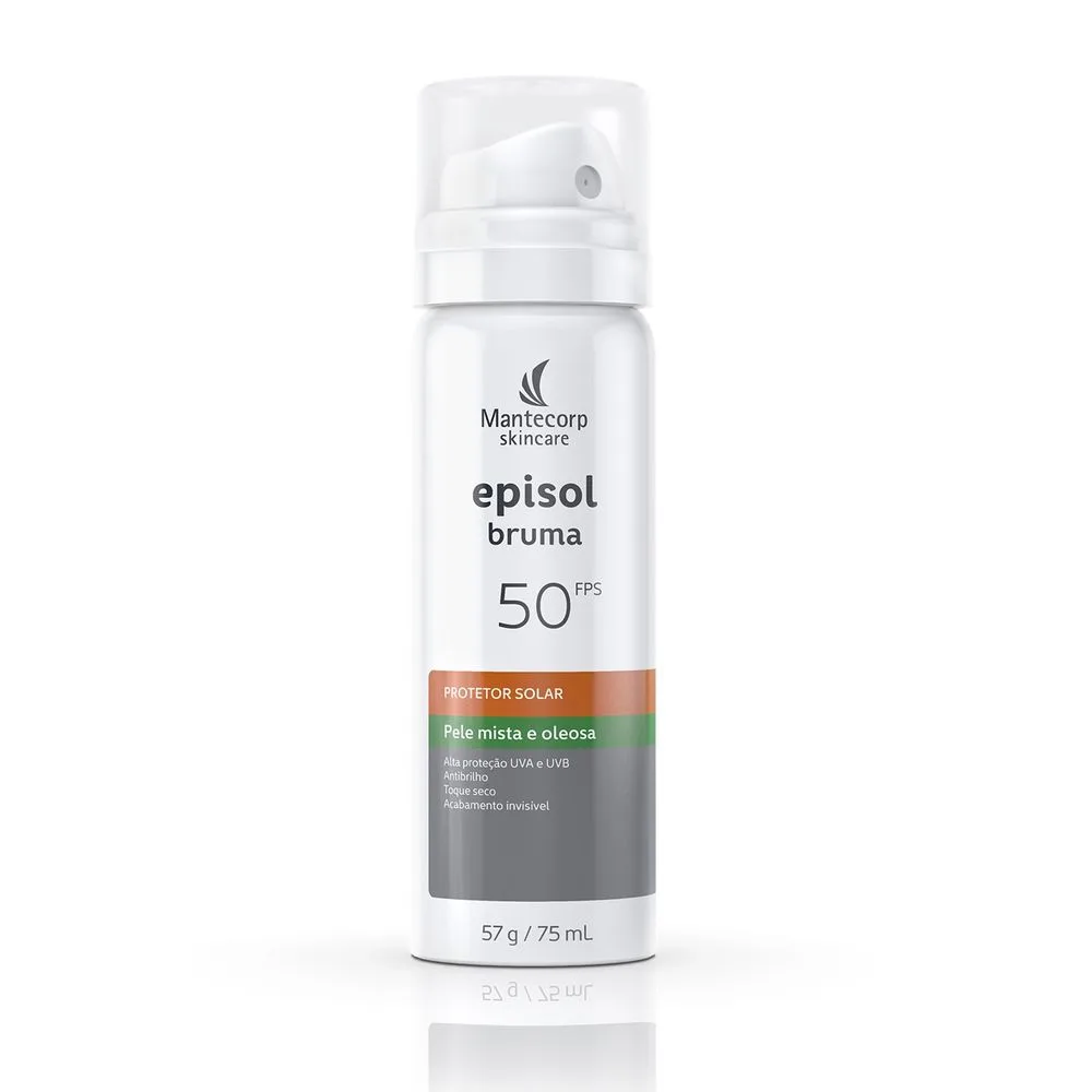 Protetor Solar Facial Episol Bruma FPS50 Pele Mista e Oleosa 75ml