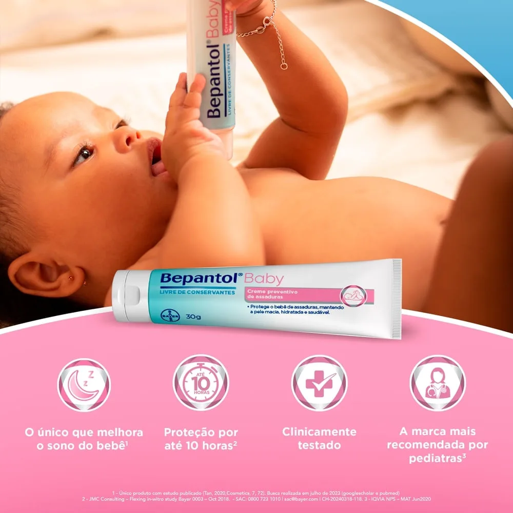 Kit Pomada para Assadura Bepantol Baby 30g 3 Unidades Leve 3 Pague 2