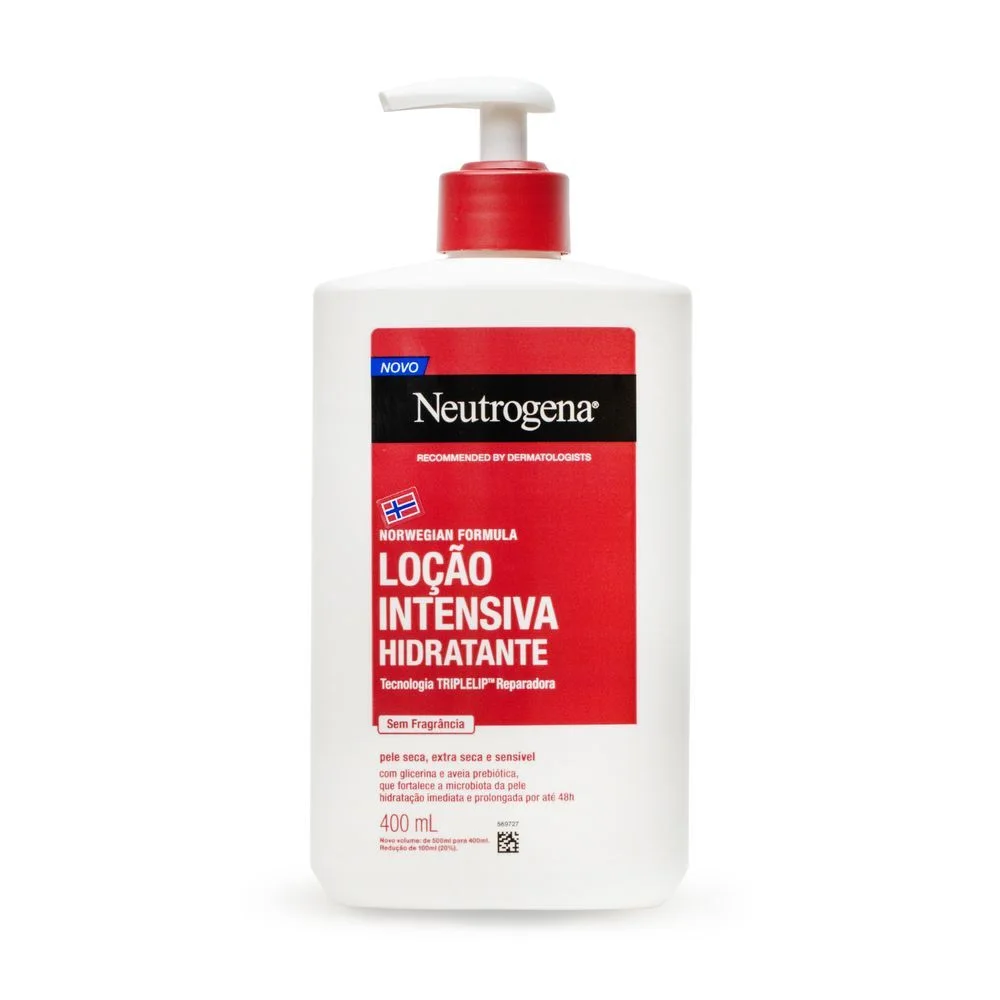 Loção Corporal Neutrogena Norwegian Formula Hidratante Intensiva Sem Fragrância 400ml