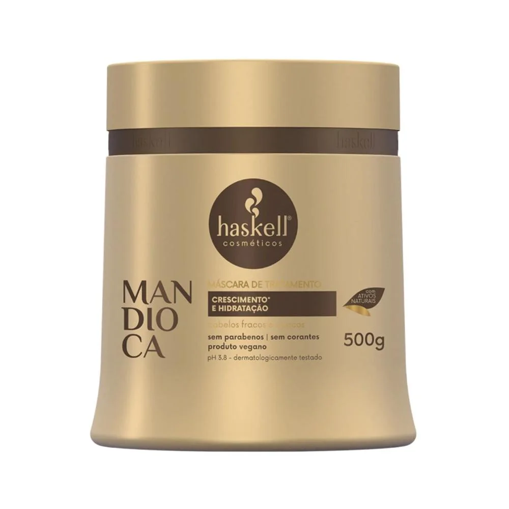 Haskell Mandioca - Máscara Força Crescimento Tratamento - 500g