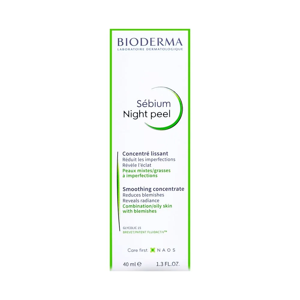 Sérum Bioderma Sébium Night Peel Renovador Peles Oleosas e Acneicas 40ml