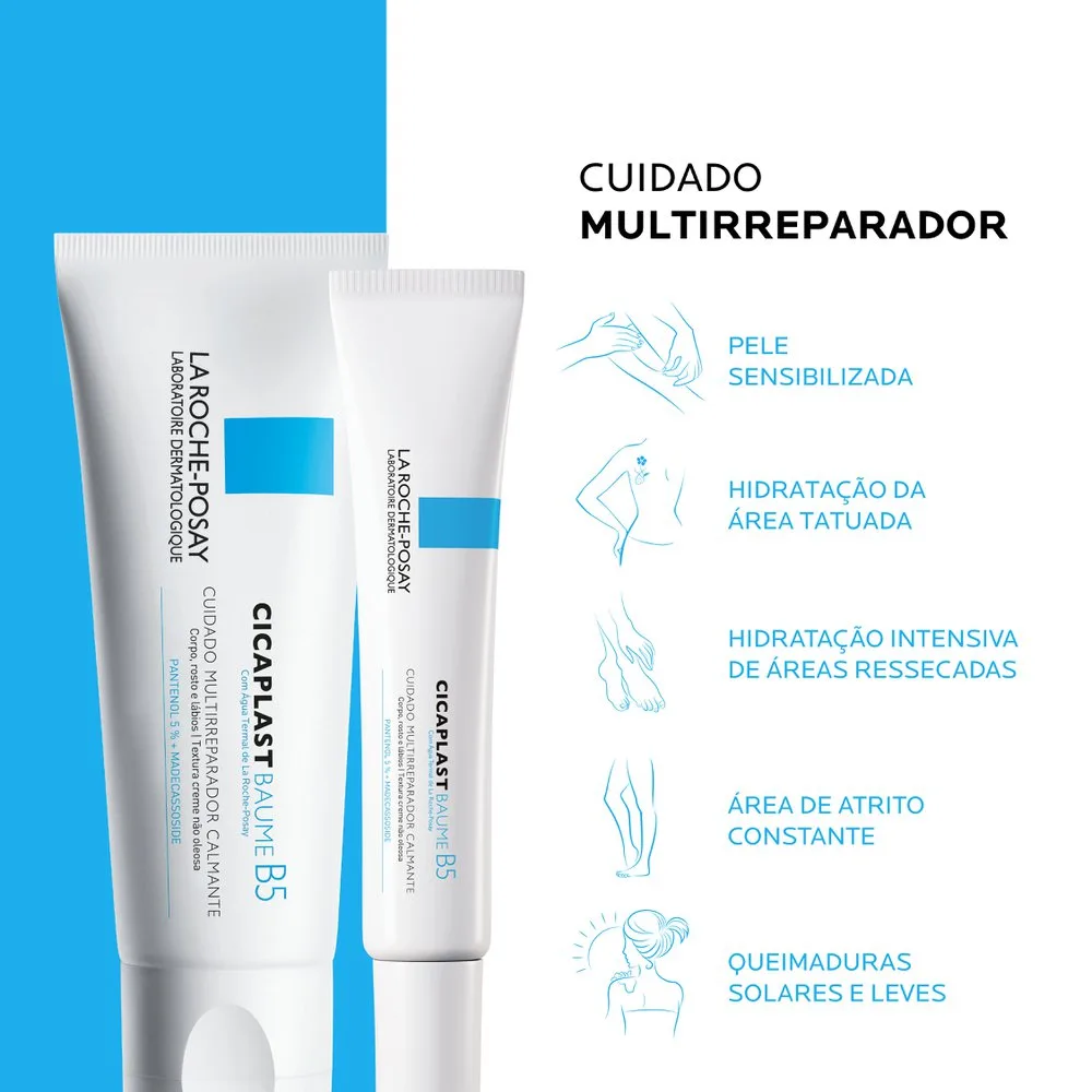 Cicaplast Baume B5 La Roche-Posay Creme Multirreparador 20ml
