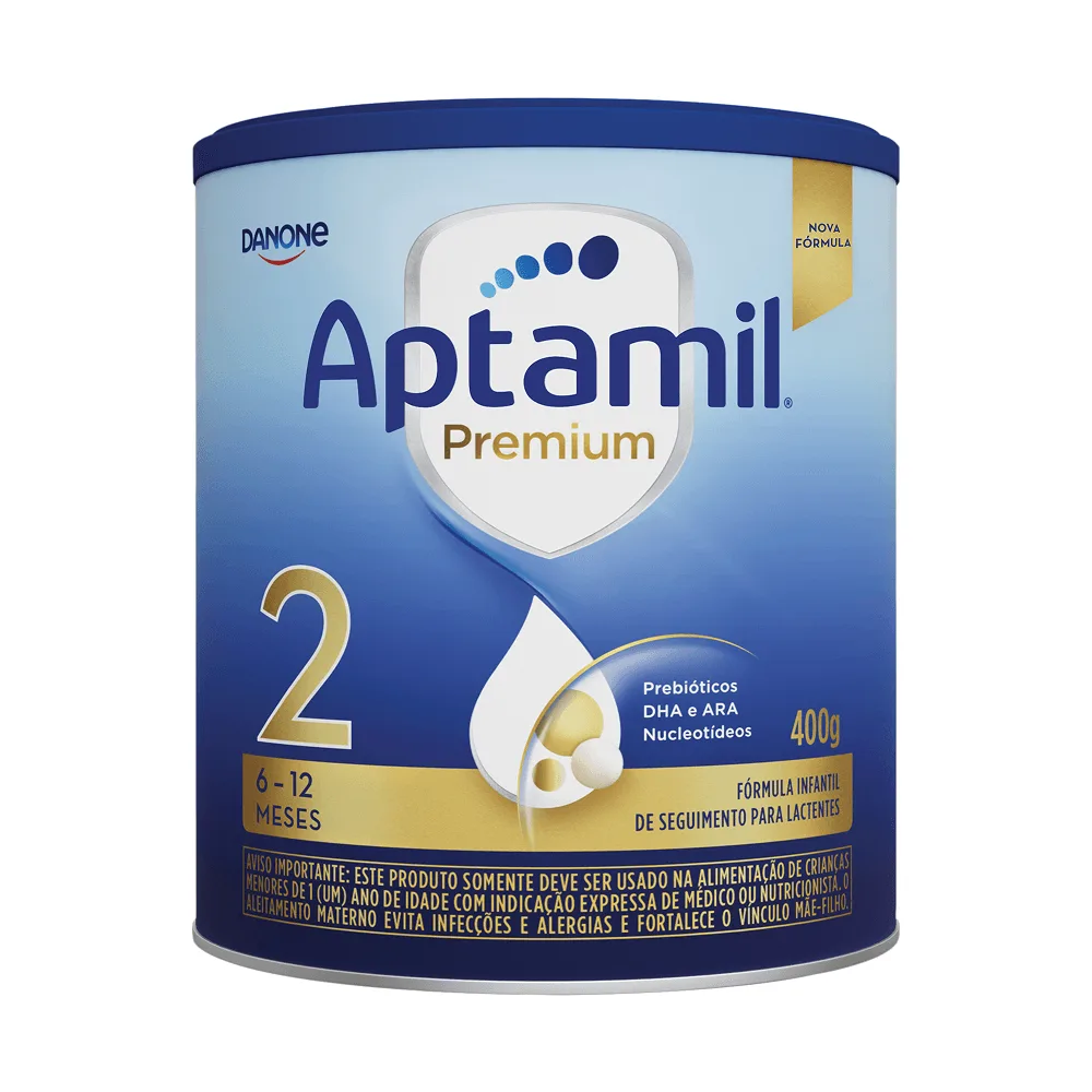 Fórmula Infantil Aptamil Premium 2 6 a 12 Meses 400g