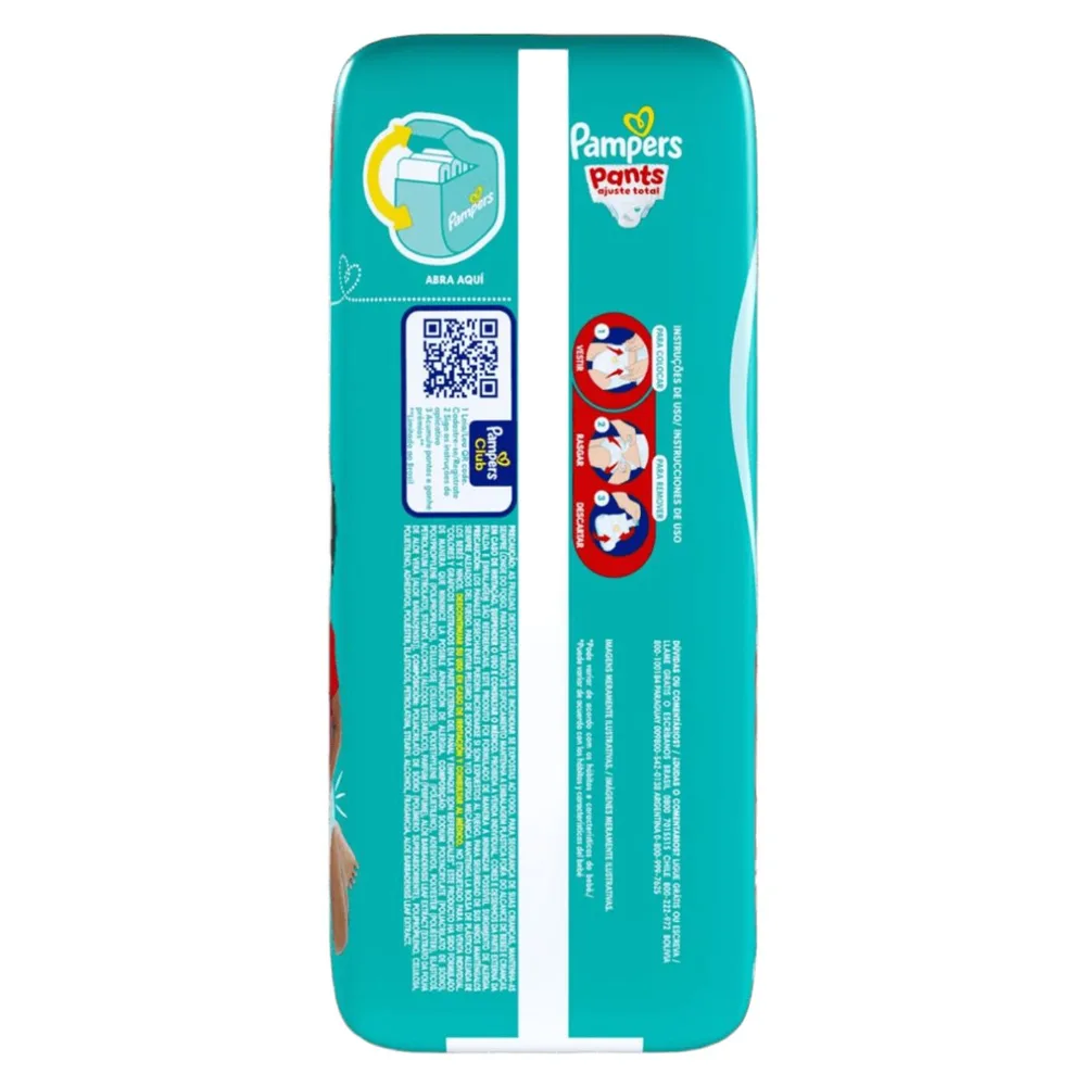 Fralda Pampers Pants Ajuste Total Xg 22 Unidades
