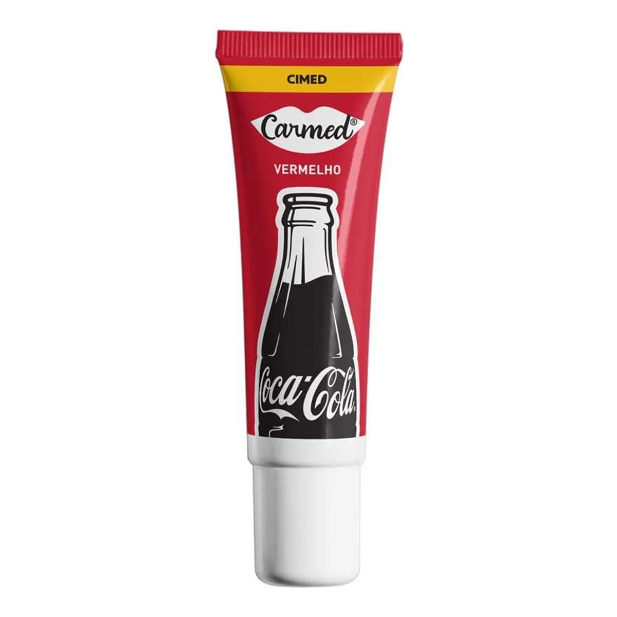 Carmed Hidratante Labial Coca-Cola Vermelho 10g