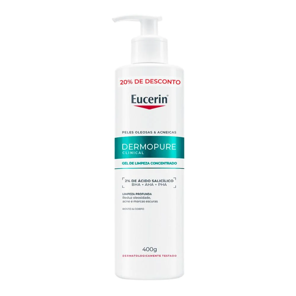 Gel De Limpeza Facial Eucerin Dermopure Clinical Concentrado 400ml