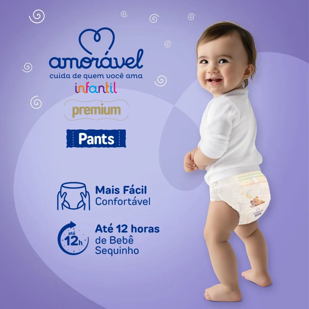 Fralda Amoravel Pants XXG 44 Unidades