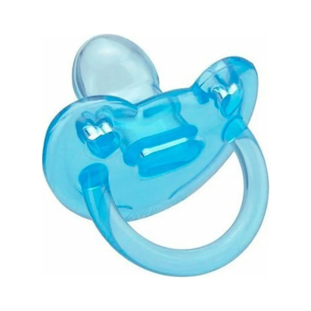 Chupeta Kuka Soft Ortodôntica +6 meses Silicone Sem BPA Azul Tamanho 2 1 Unidade