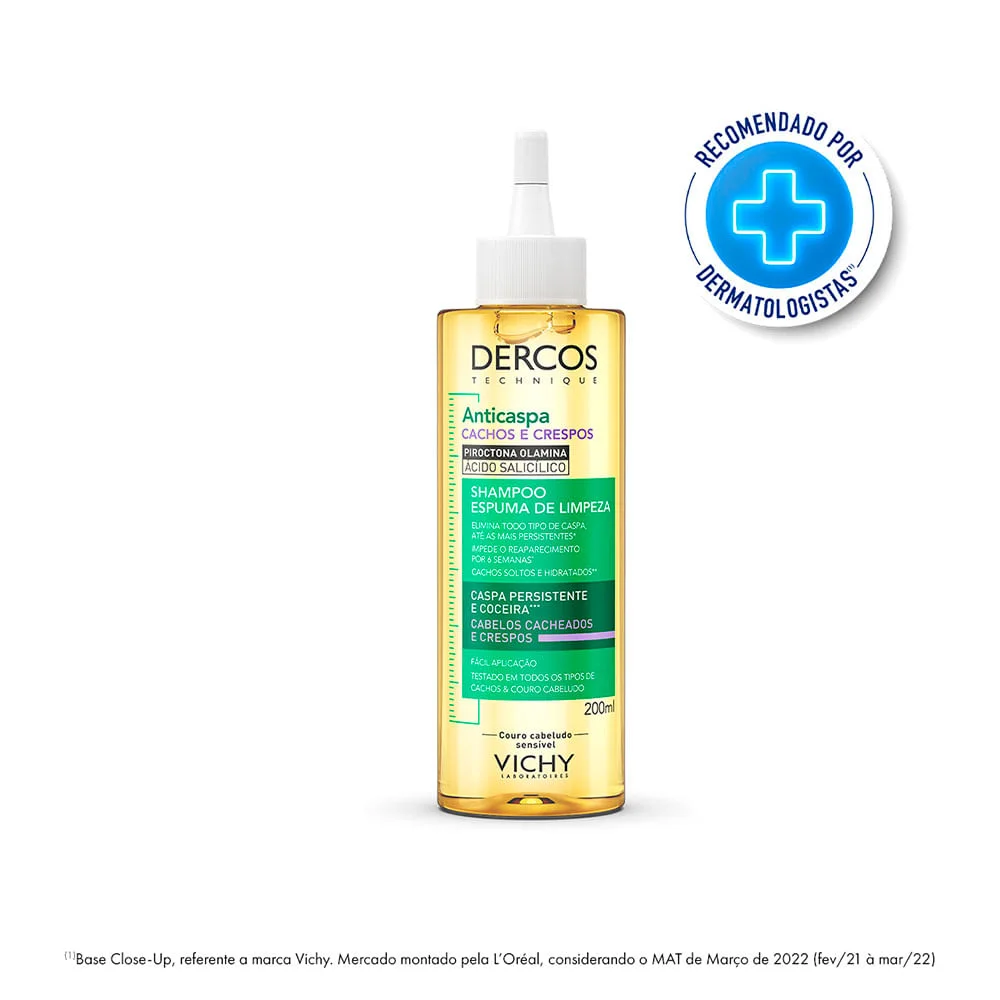 Shampoo Dercos Espuma De Limpeza Anicaspa 200ml