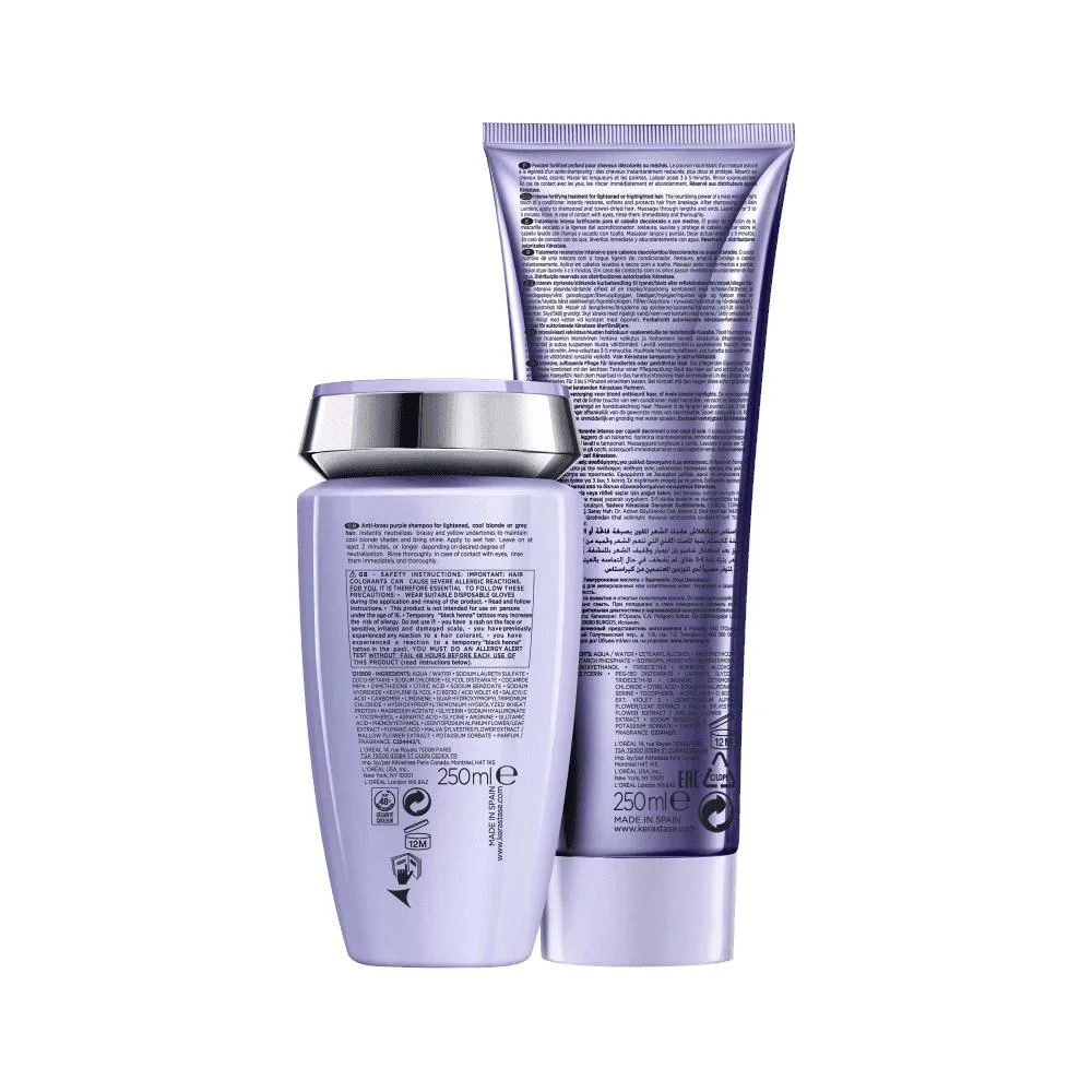 Kérastase Blond Absolu Shampoo Ultra Violet + Condicionador Cicaflash 250ml