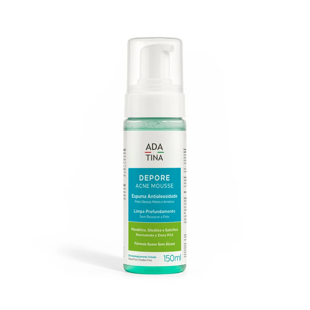 Espuma de Limpeza Facial Ada Tina Depore Acne Mousse 150ml