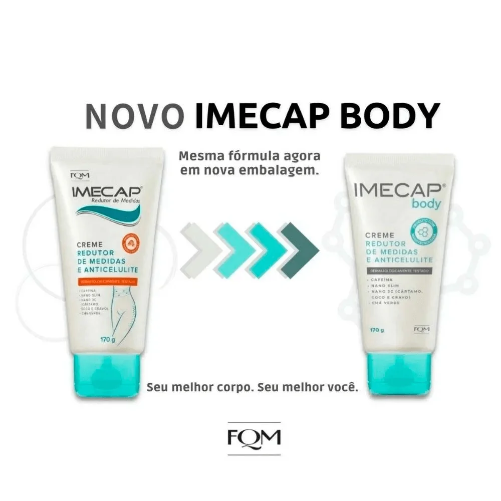 Creme Corporal Imecap Body Redutor de Medidas e Anticelulite 170g