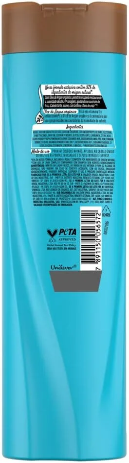 Condicionador Seda Joias da Natureza Óleo de Argan Reconstrução e Brilho 325ml