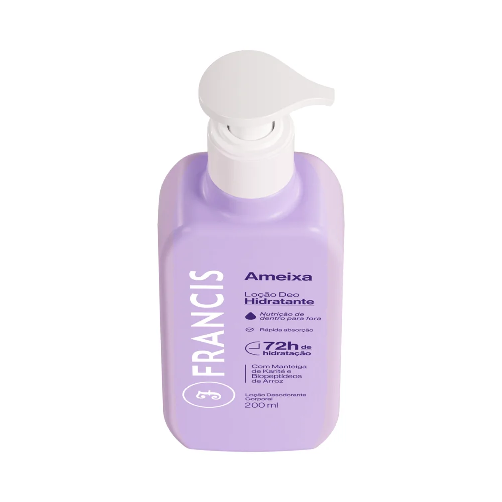 Loção Corporal Francis Ameixa Deo Hidratante 200ml