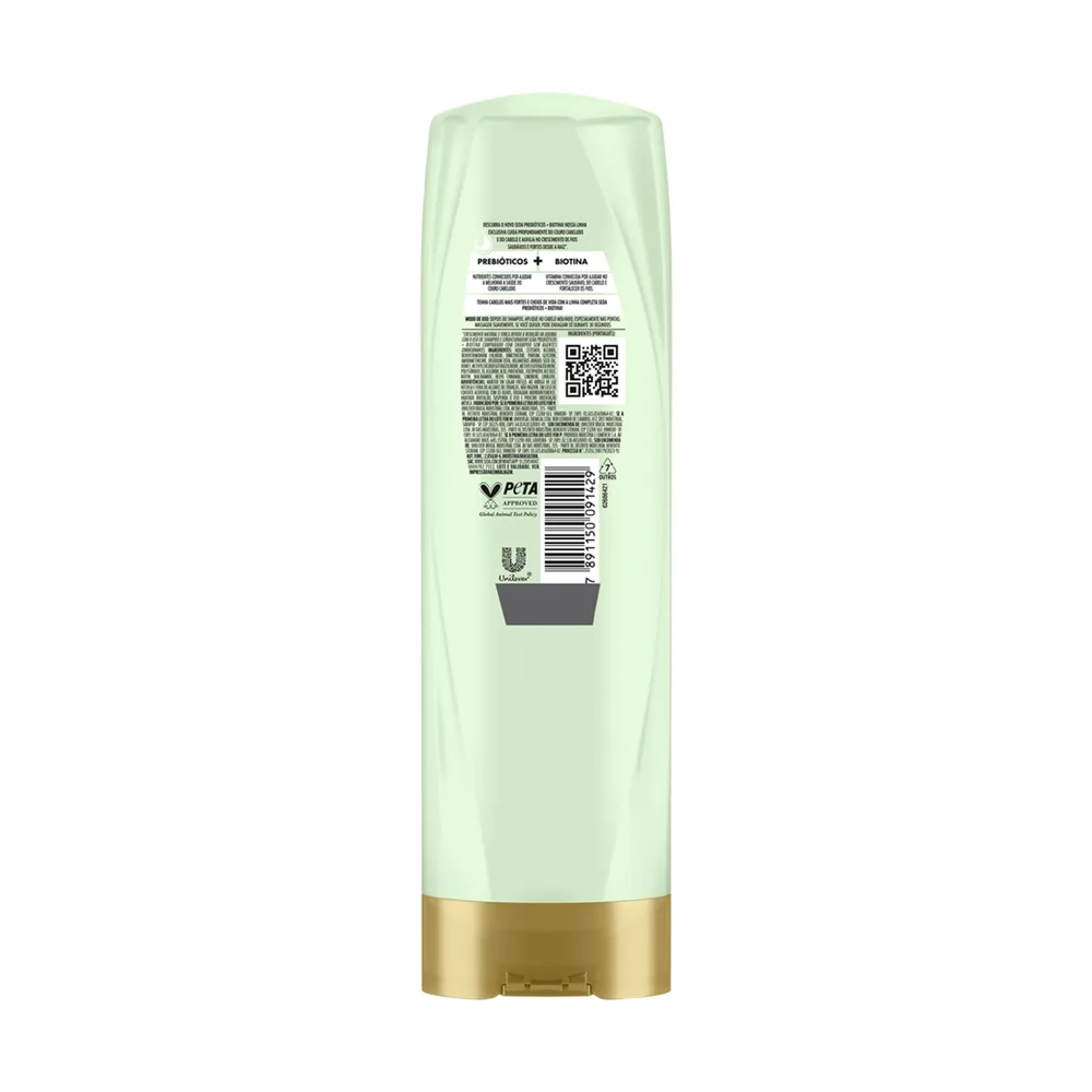 Condicionador Seda Força & Crescimento Prebióticos + Biotina 325ml