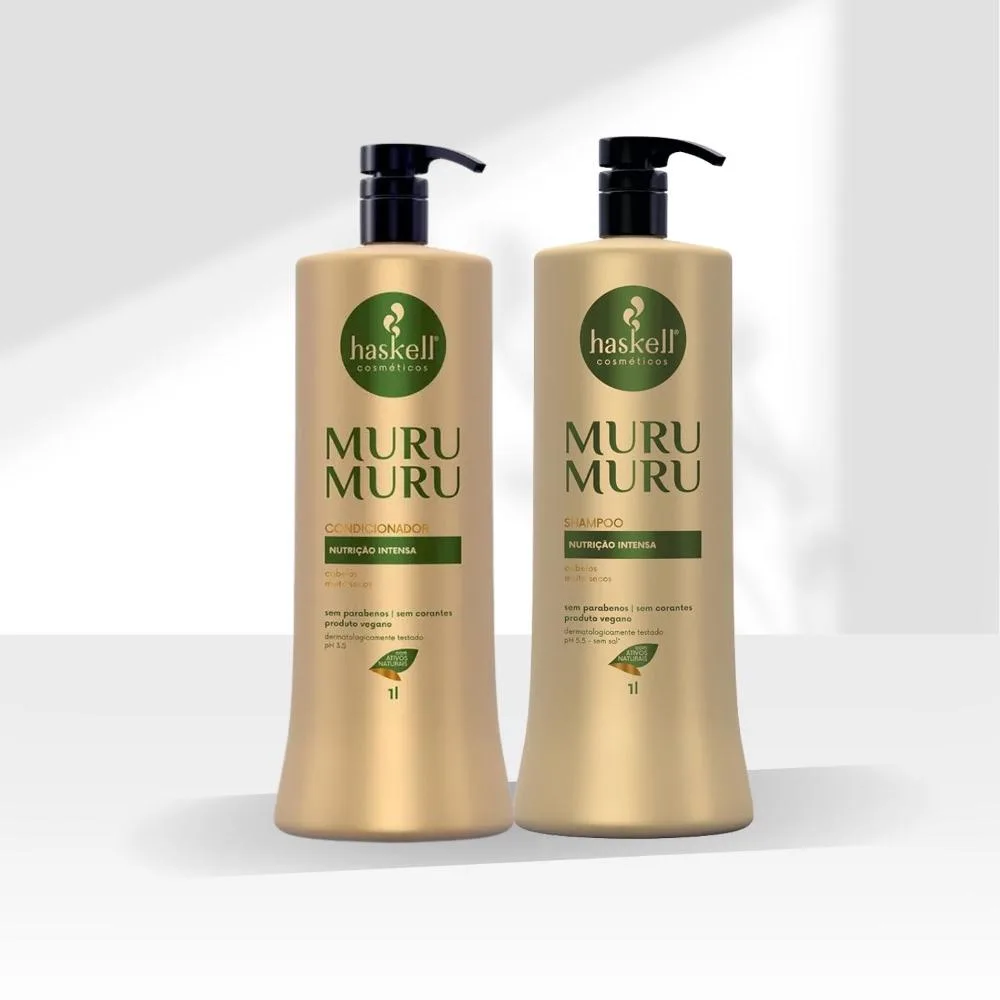 Haskell Muru Muru - Kit Shampoo e Condicionador - 1000ml