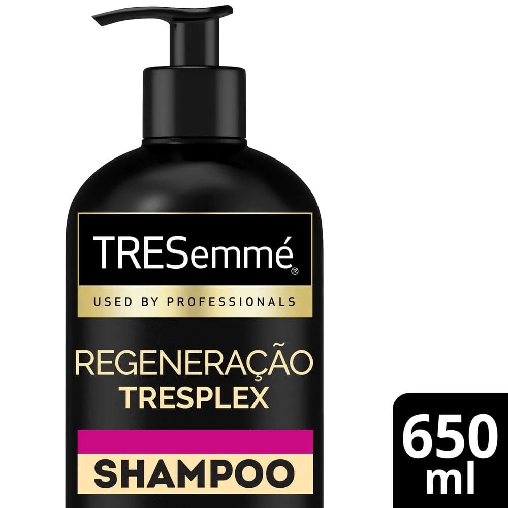 Shampoo TRESemmé TRESplex Regeneração Queratina e Gluconolactona 650ml