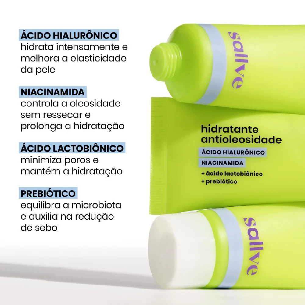 Hidratante Facial Sallve Antioleosidade 40g