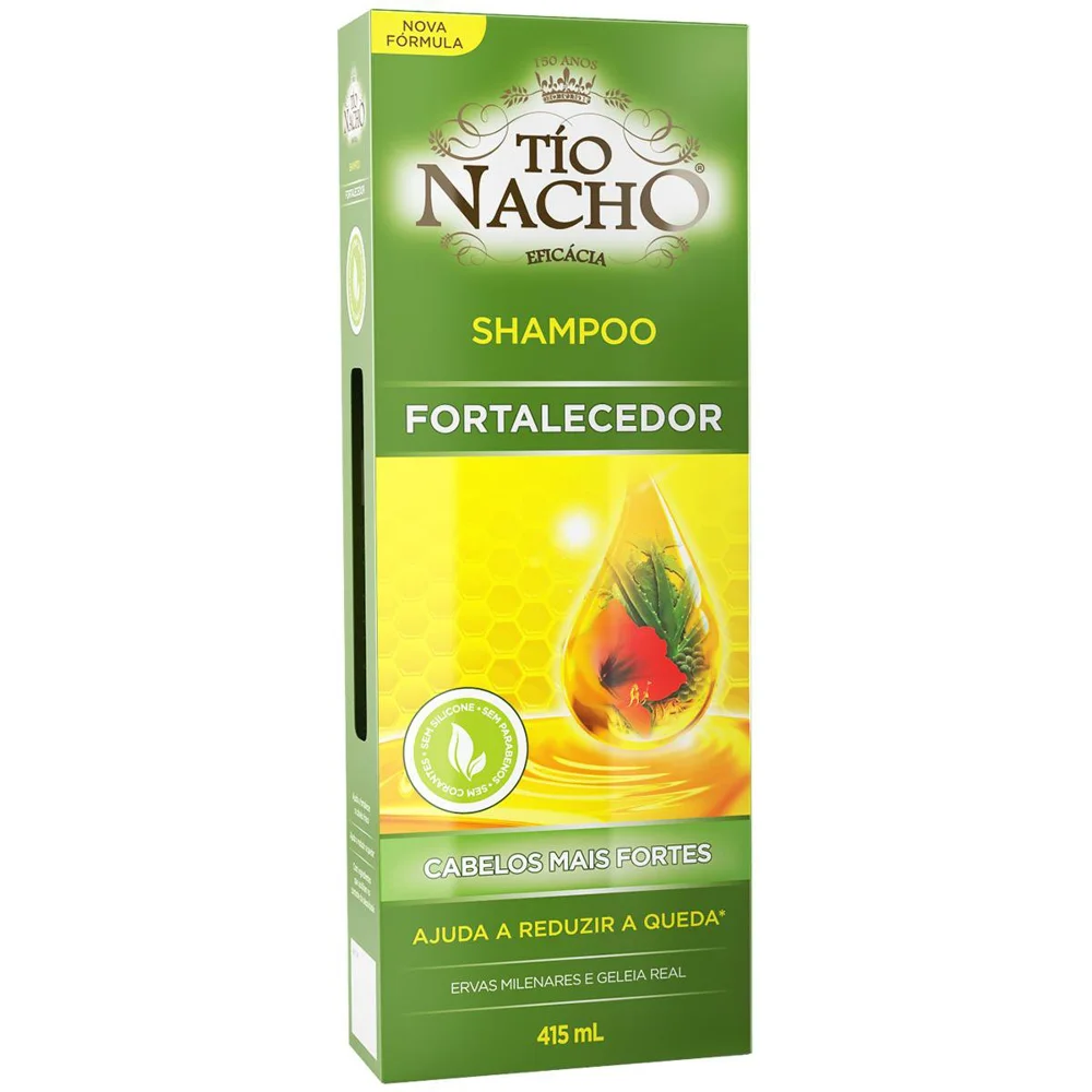 Shampoo Tío Nacho Fortalecedor Antiqueda 415ml