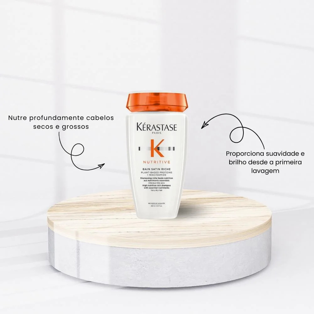 Kérastase Nutritive Bain Satin Riche Shampoo 250ml