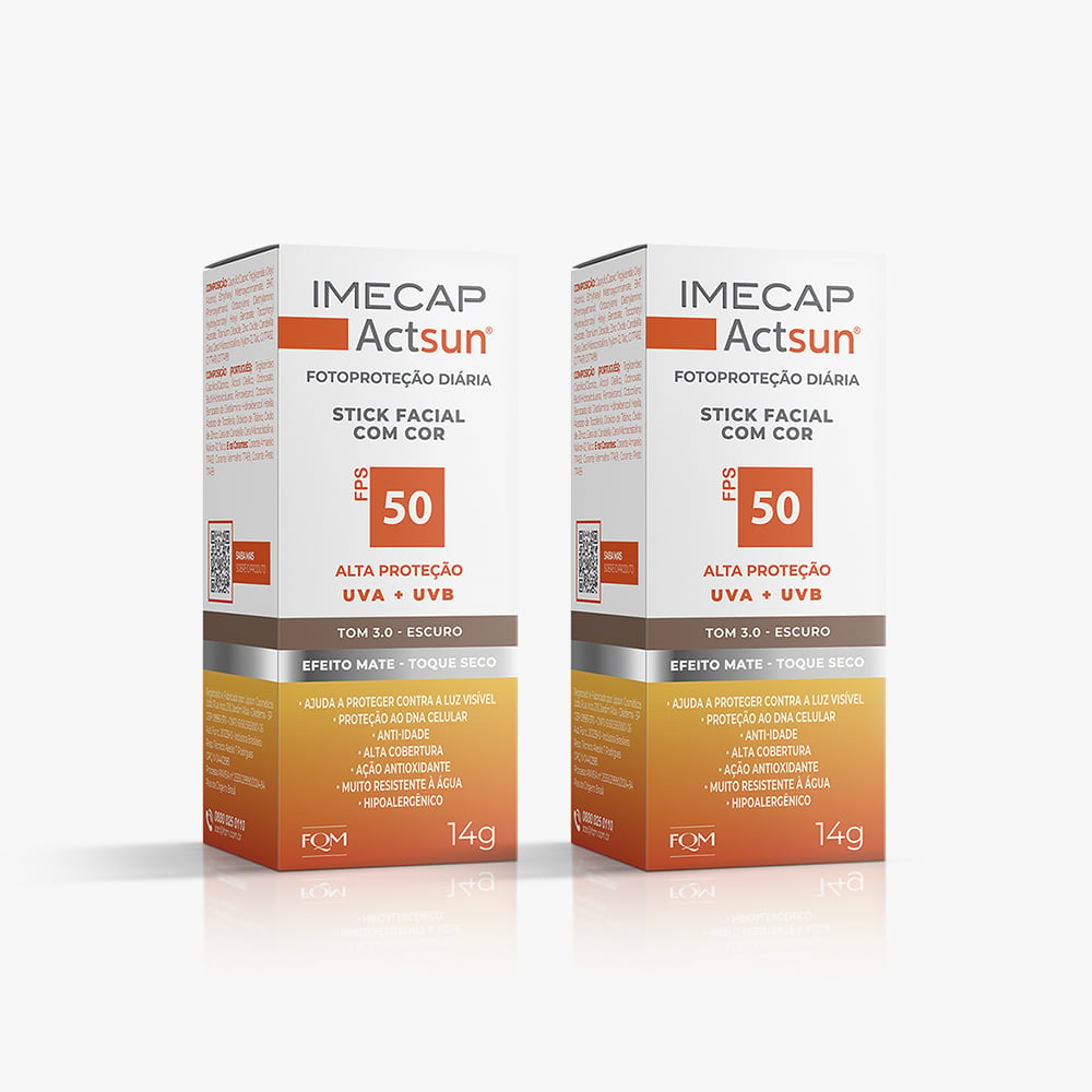 Kit Actsun Bastão Escuro 2 Un