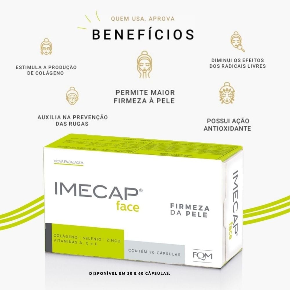 Imecap Face Colágeno 30 Cápsulas