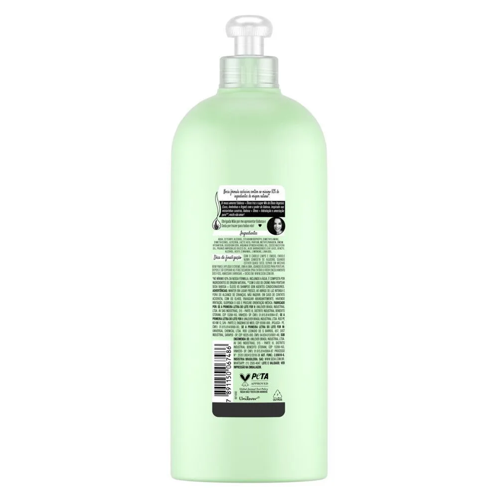 Creme de Pentear Seda By Rayza Babosa + Óleos 700ml