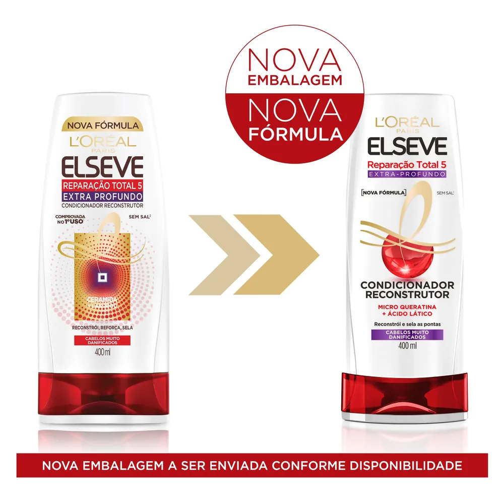 Condicionador Elseve Reparação Total 5 Extra Profundo 400ml
