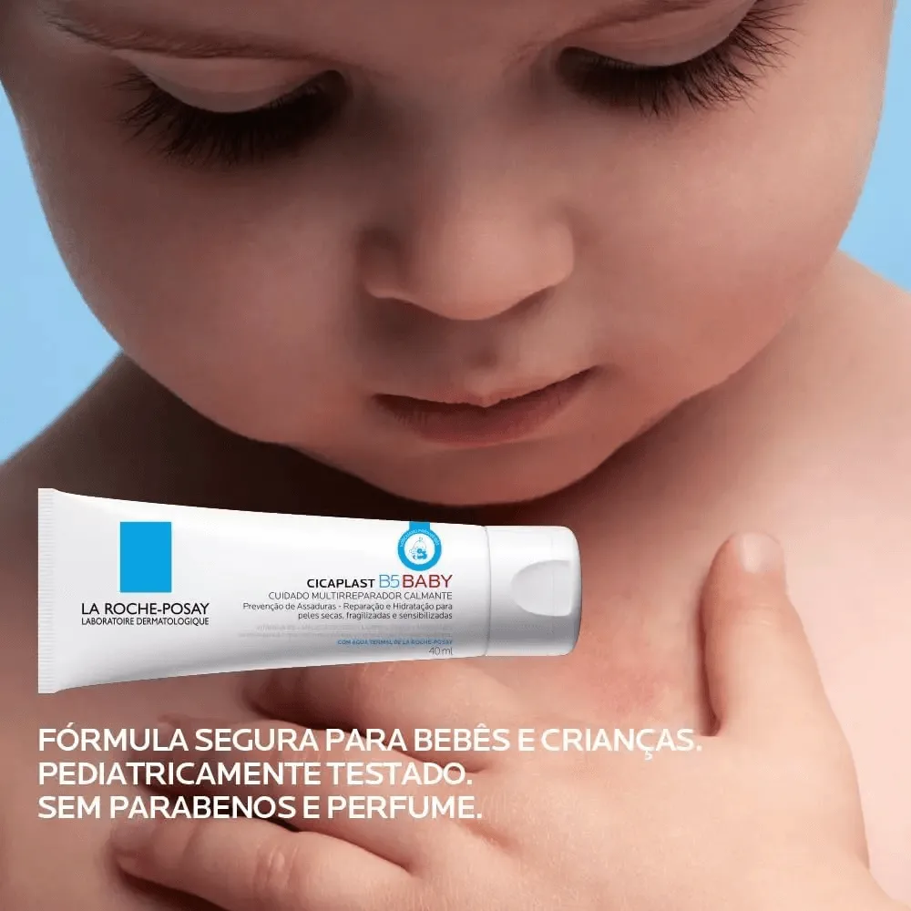 Creme para Assaduras Cicaplast B5 Baby Multirreparador Calmante 40ml