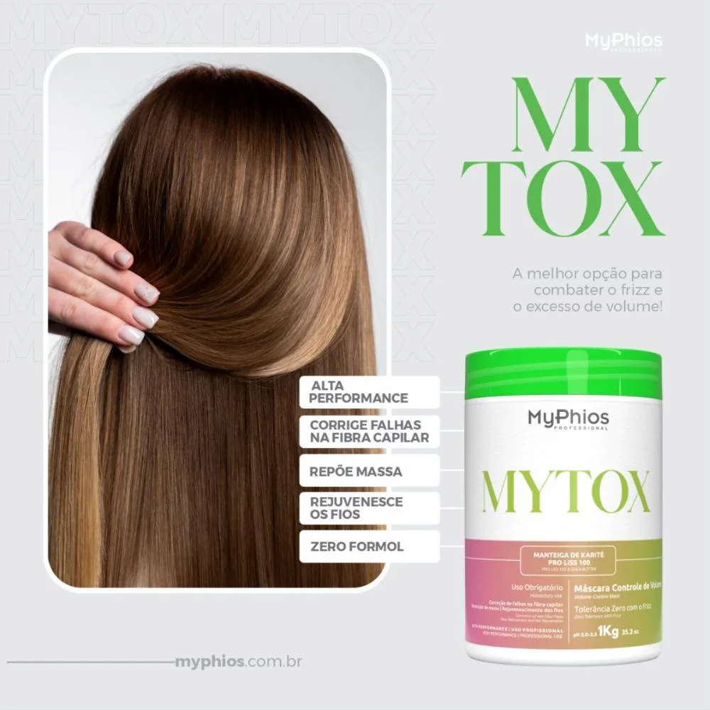 MyPhios MyTox - Máscara Controle de Volume - 250g