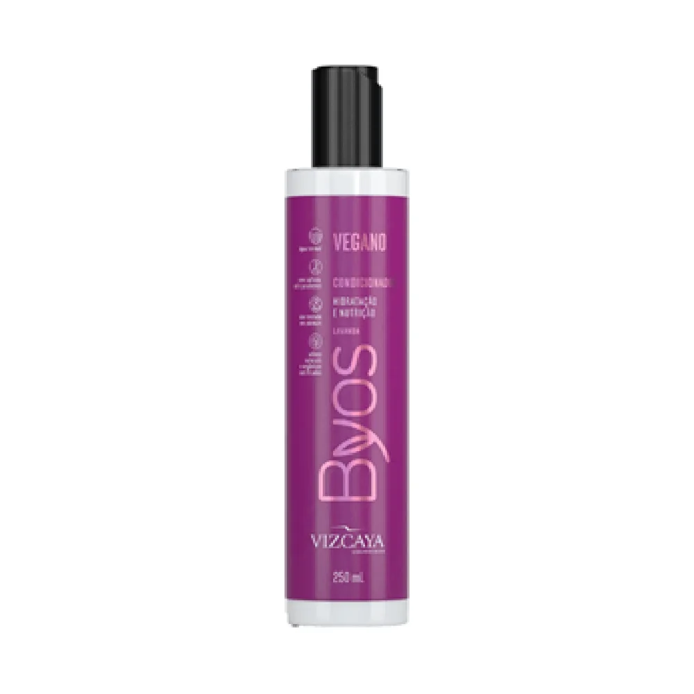 Condicionador Vizcaya Byos Hidratação E Nutrição Vegano 250ml