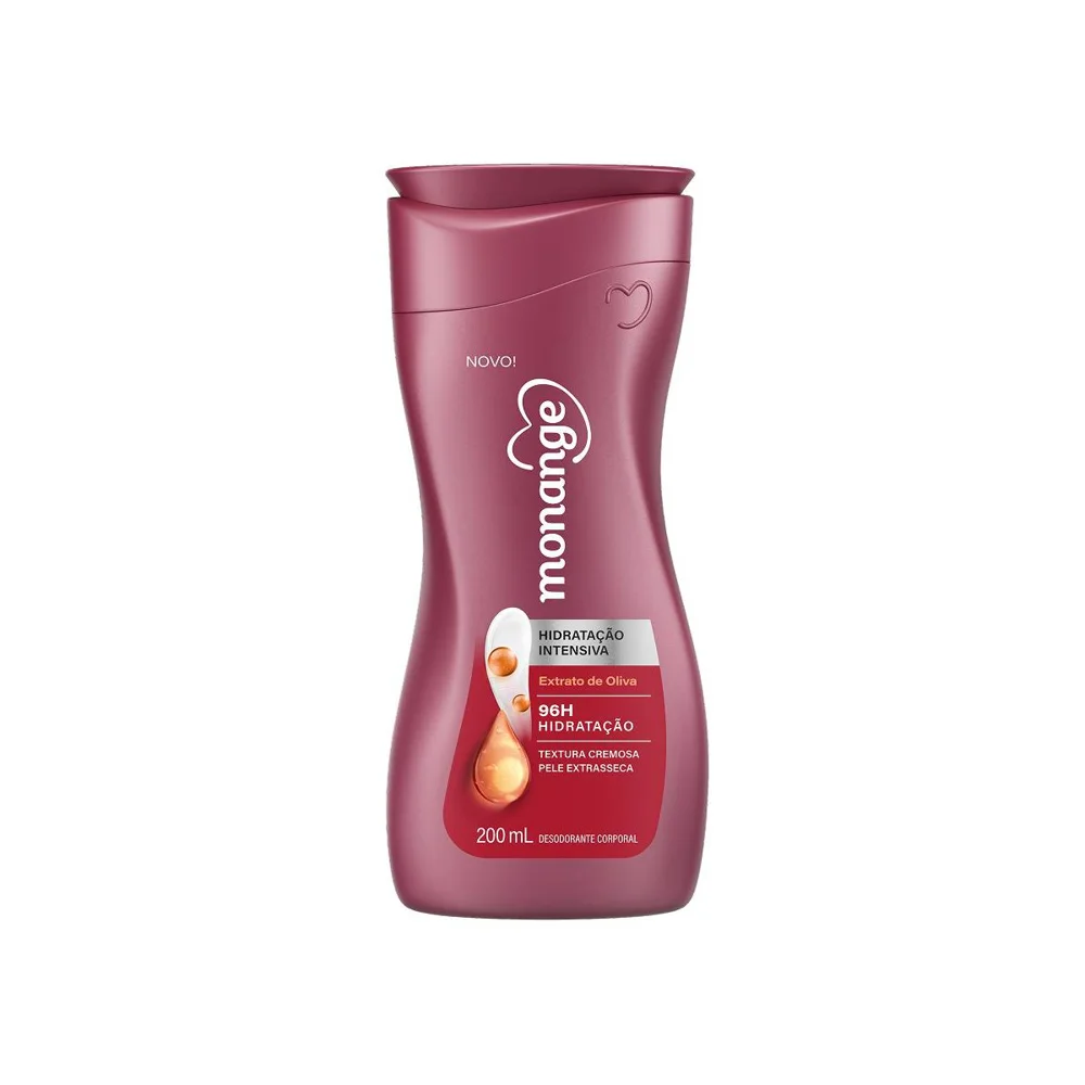 Hidratante Monange Extrato de Oliva Hidratação Intensiva com Ação Desodorante 200ml