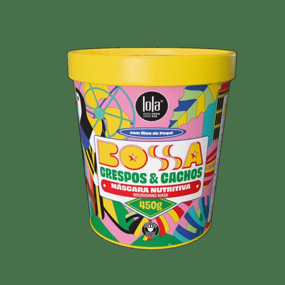 Máscara Nutritiva Lola From Rio Bossa Com Óleo De Pequi Crespos Cachos 450g