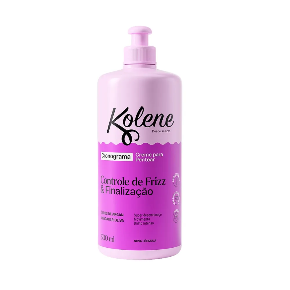 Creme de Pentear Kolene Cronograma Capilar Controle de Frizz & Finalização 500ml