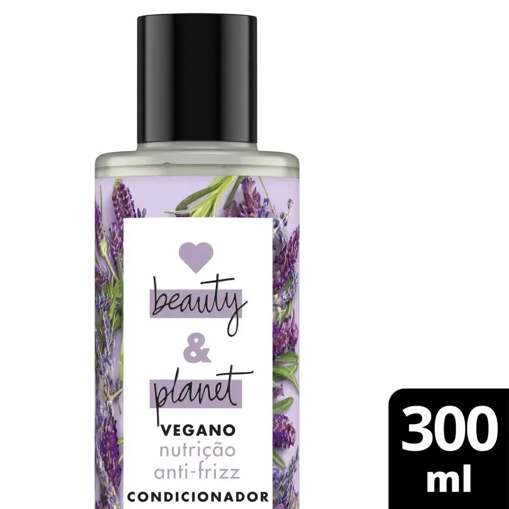 Condicionador Love Beauty & Planet Nutrição Anti Frizz Vegano 300ml